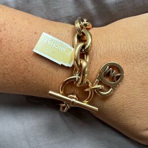 Michael Kors Rose Gold Link Bracelet
